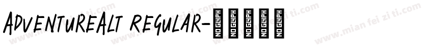 AdventureAlt Regular字体转换